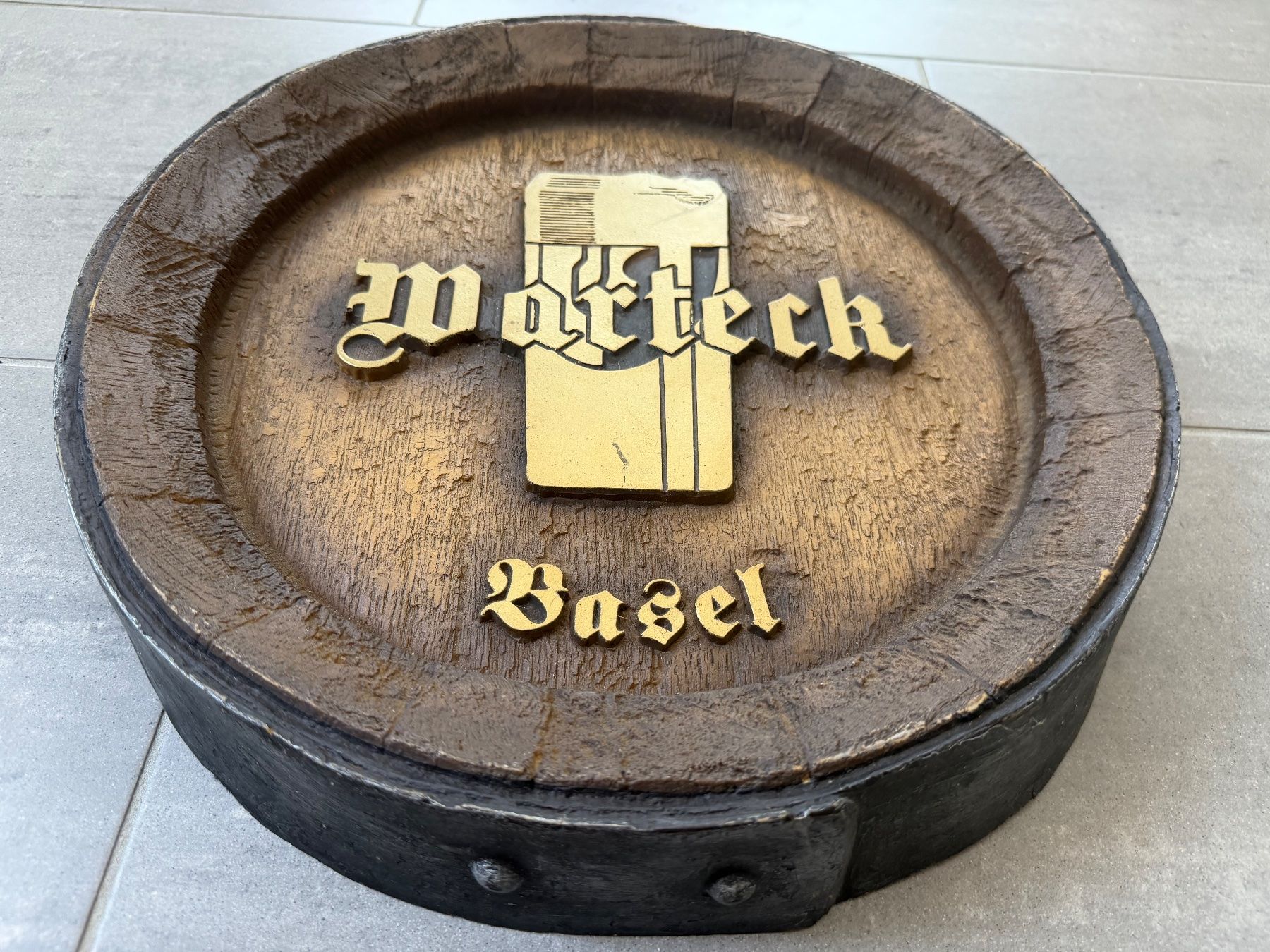 Alle Dekorationen: ORIGINAL WARTECK BIER FASSFRONT VINTAGE DEKORATION – Gebraucht aus Remigen von Reto1318 2
