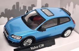 Volvo C30 T5 Phase I 2006-2009 hellblau met. / schwarz  1:43