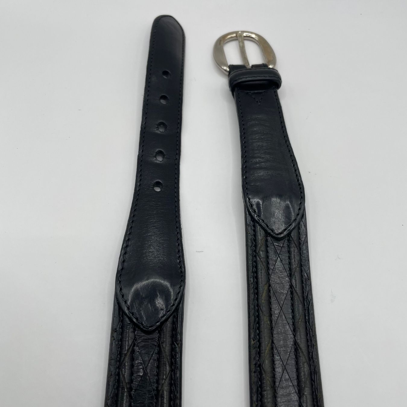 Cinture: Leyva Leder Gürtel CA13378 Solid Brass 85/35 – Usato da Bubikon venduto da SwissSecondLife 4