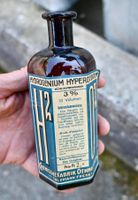 antik Apothekerflasche H₂O₂ - Chemischen Fabrik Othmarsingen