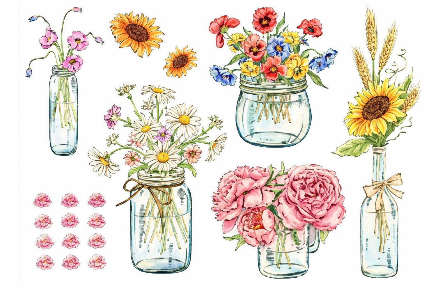 Timbri: Motivstempel  Blumensträusse 11x16 cm – Nuovo e nell'imballaggio originale da Effretikon venduto da wenuss