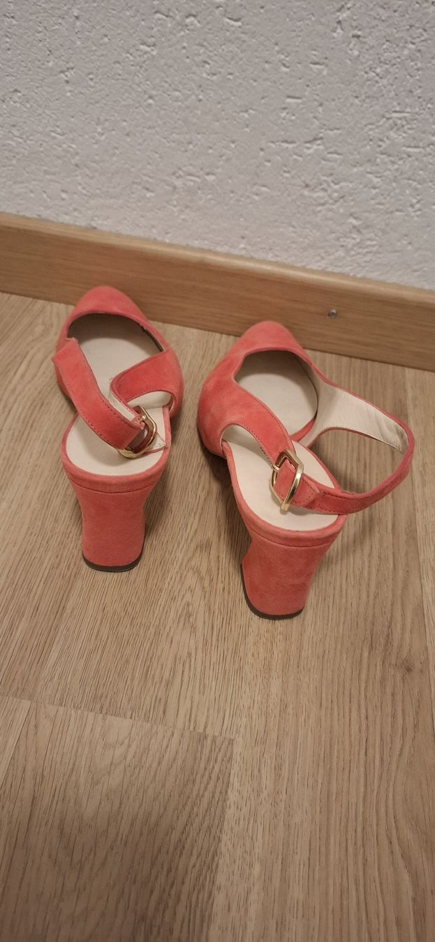 Kaiser Scarpe da donna: Peter Kaiser Pumps, Gr. 6, Wildleder, Koralle – Usato da Dietikon venduto da Miakitty 5