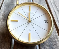 Jaeger LeCoultre 8 Tage Schreibtischuhr JLC Ref 383 Cal. 228