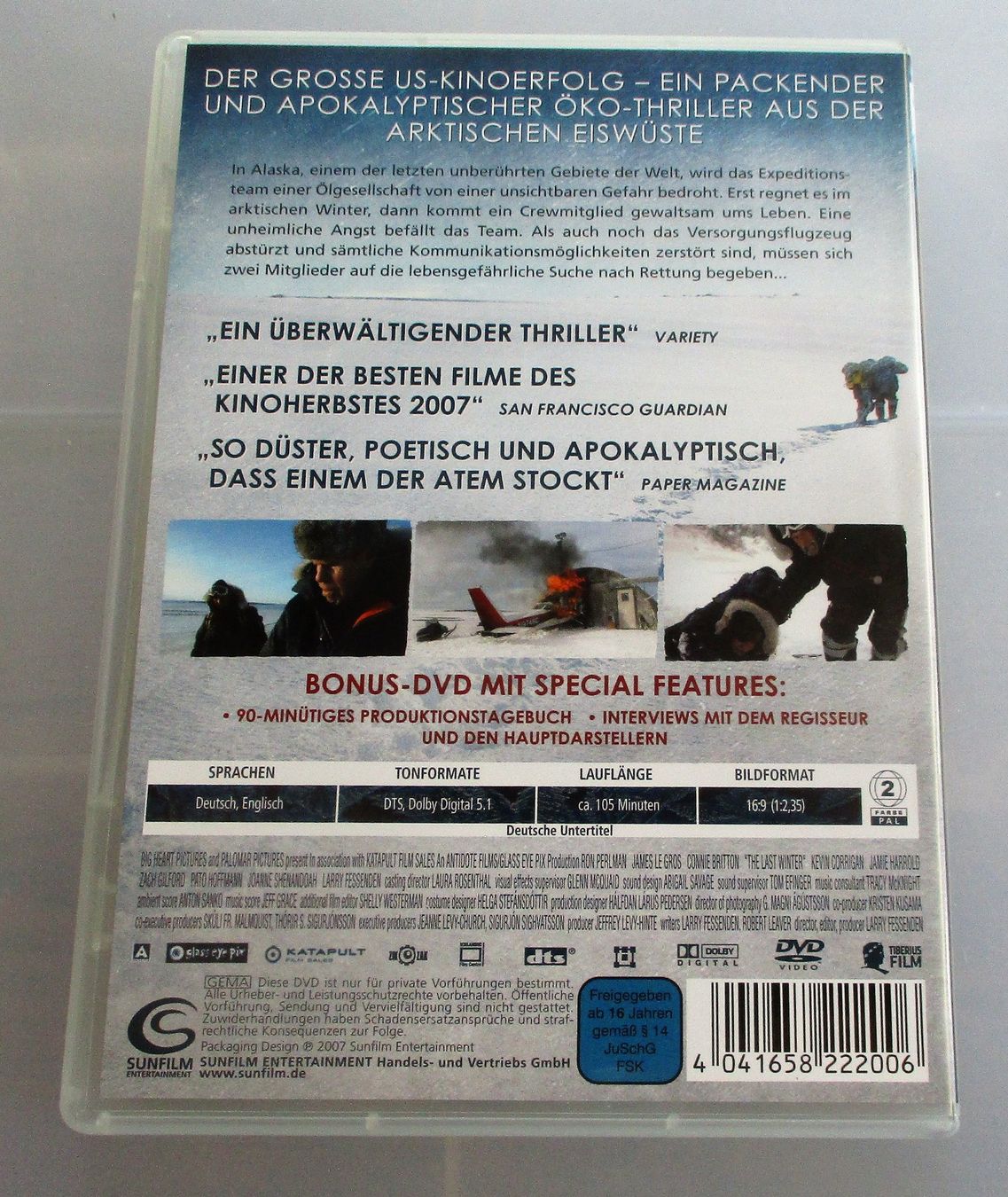 Alle DVDs: THE LAST WINTER - Ron Perlman 2-DVD – Gebraucht aus Wattwil von Muriel10 1