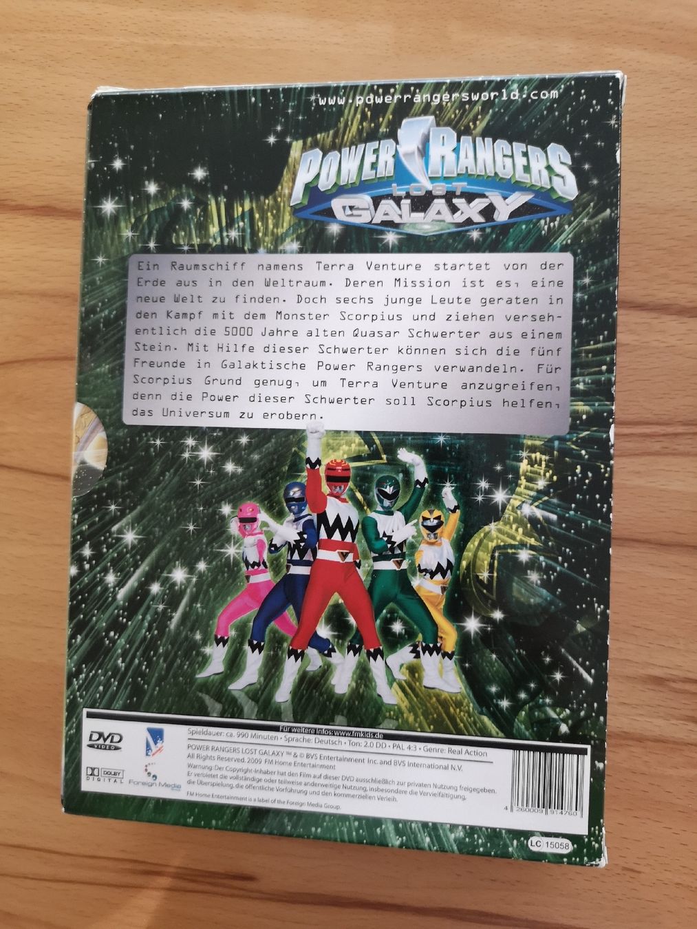 Tutti i DVDs: POWER RANGER 5 DVD LOST GALAXY – Nuovo (secondo la descrizione) da Oberentfelden venduto da SWISS027 2