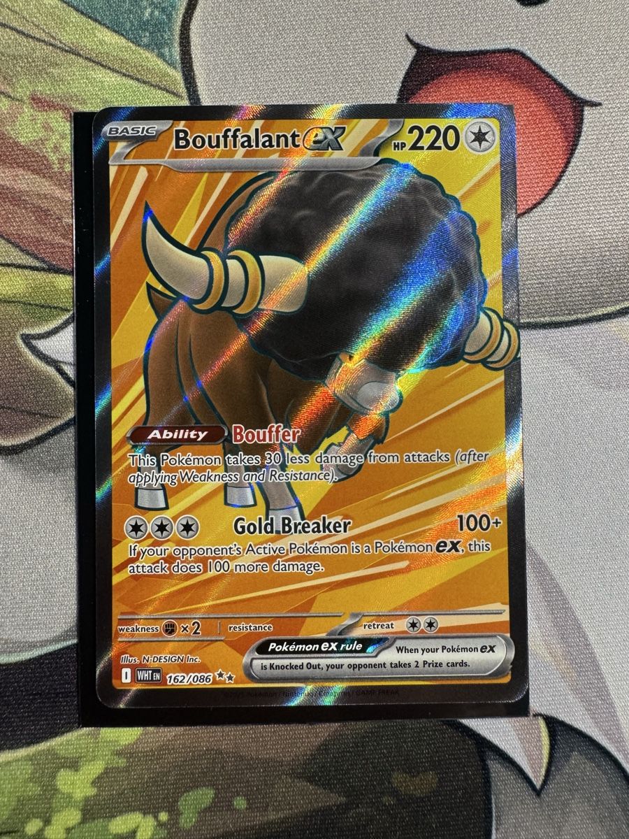 Pokémon Carte collezionabili: Bouffalant ex 162/086 EN – Nuovo (secondo la descrizione) da Therwil venduto da CarottiCards