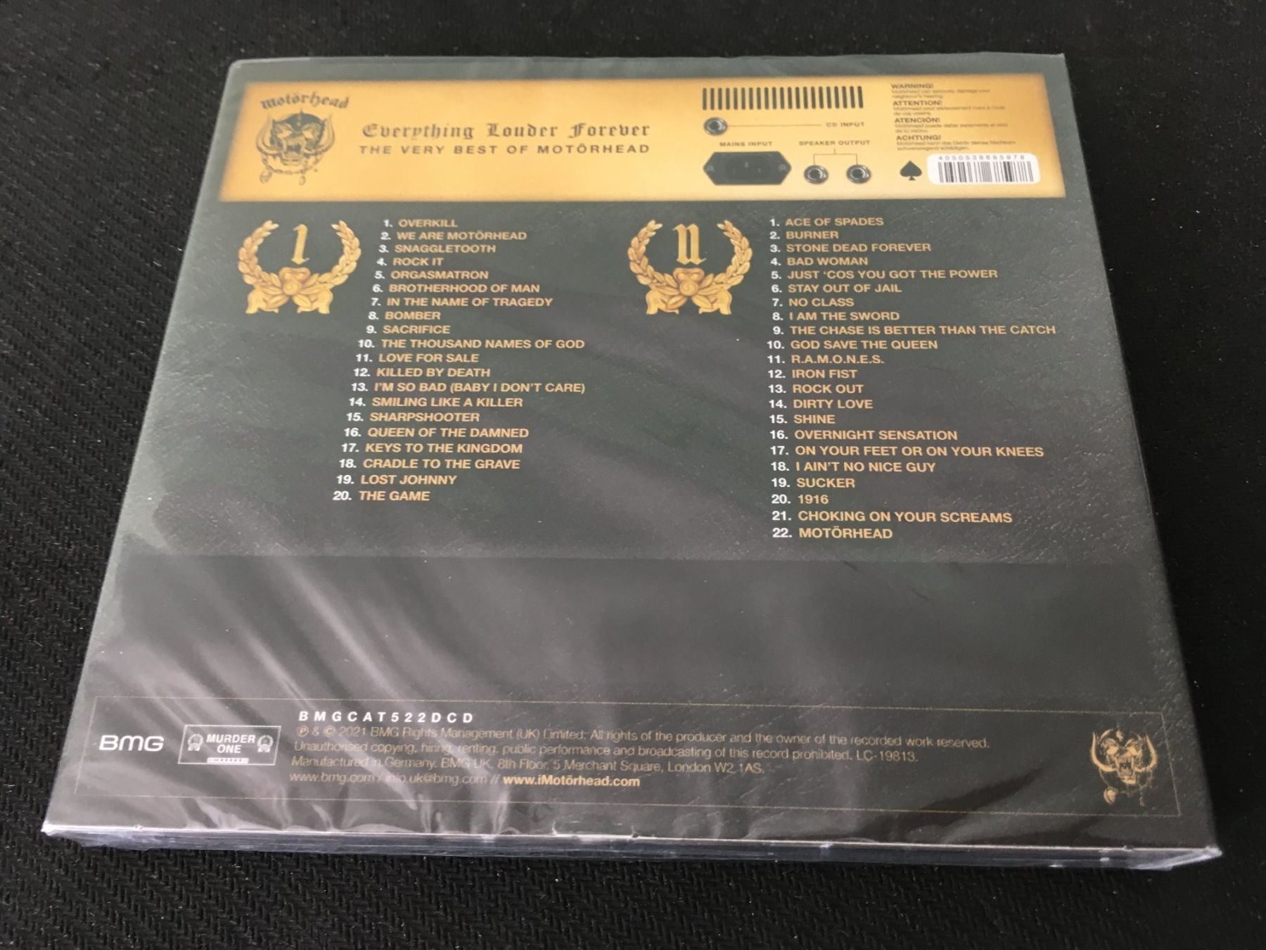 CD: Morörhead - Everything louder forever -CD- Neu/Sealed – Nuovo e nell'imballaggio originale da St.Gallen venduto da MedienJoe 1