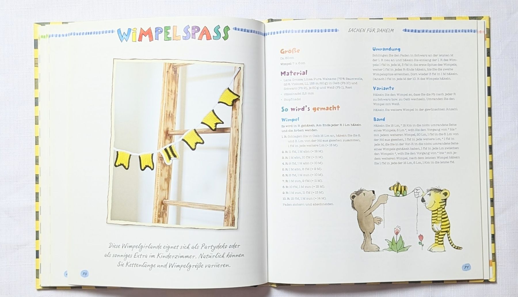 Libri: Das Janosch-Häkelbuch - Häkeln mit Tiger und Bär – Nuovo (secondo la descrizione) da Wängi venduto da ABIZONE-86 3