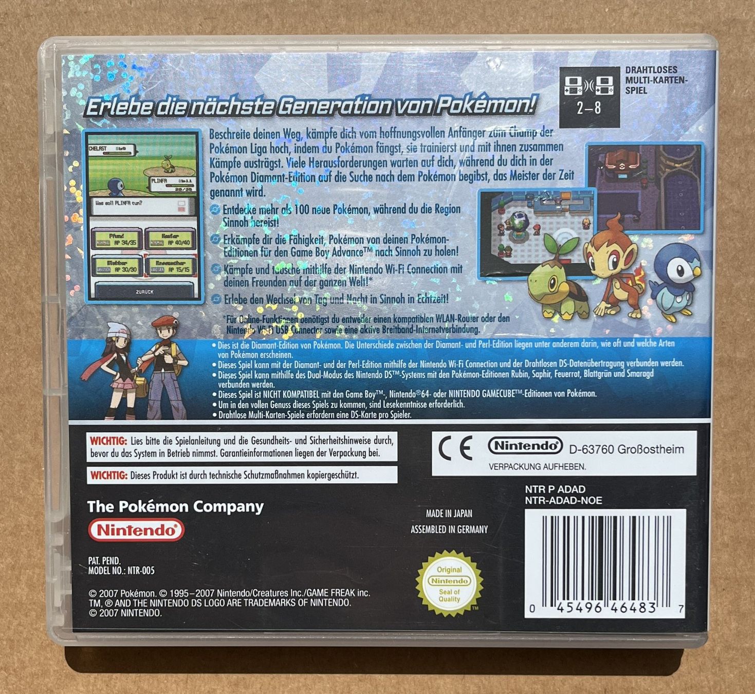Nintendo Spiele: Pokémon Diamant Deutsch Nintendo DS – Gebraucht aus Dornach von Deco89 1
