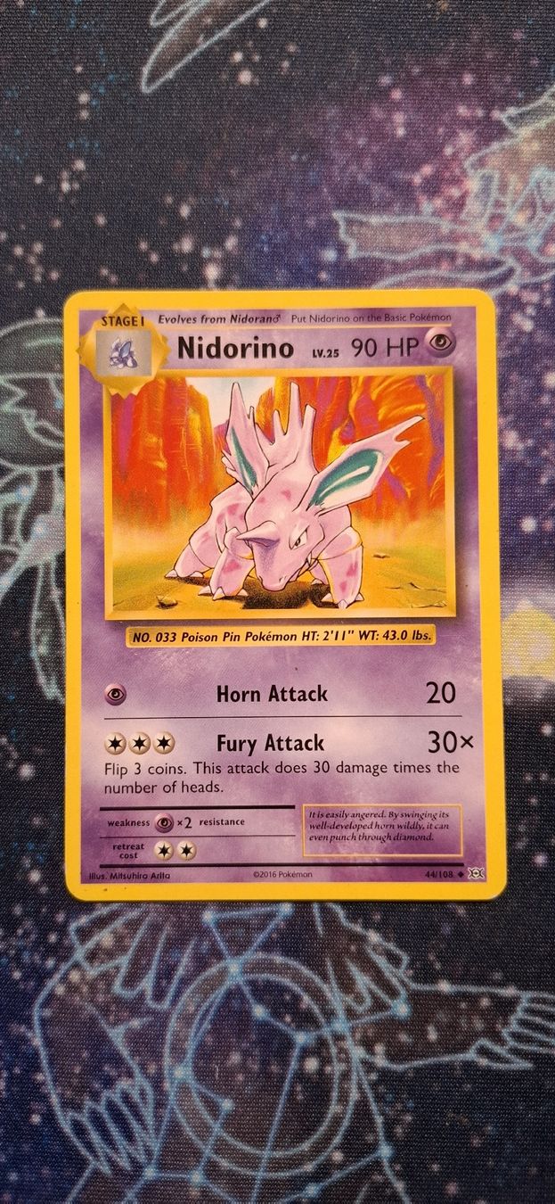 Pokémon Carte collezionabili: Nidorino 44/108 - Pokemon Evolutions ENG – Usato da Petit-Lancy venduto da Kara_TCG 1