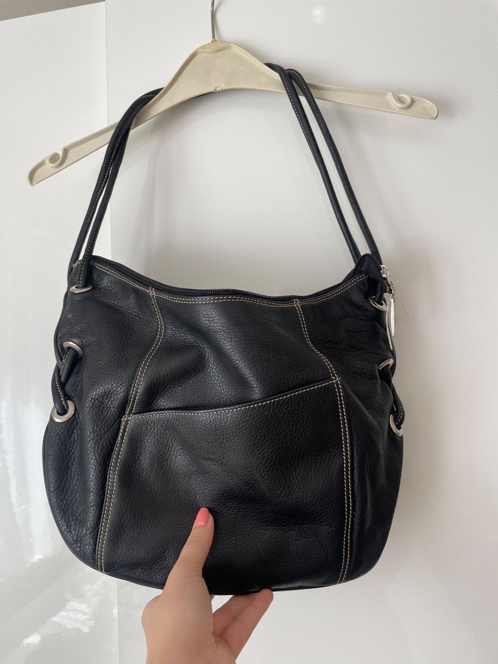 Sacs femmes: Black Leather Bag – Neuf (Voir description) à St. Gallen par celiinecosta 2