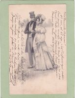 Kitsch Paar Frau Mann 1909