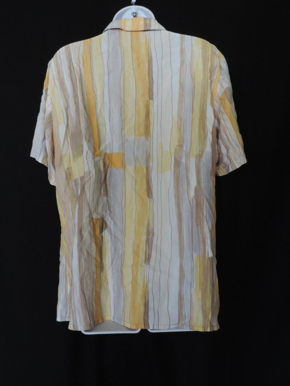 Blusen: chemise rayures jaune orange gris – Gebraucht aus Genève von Axelle333 8