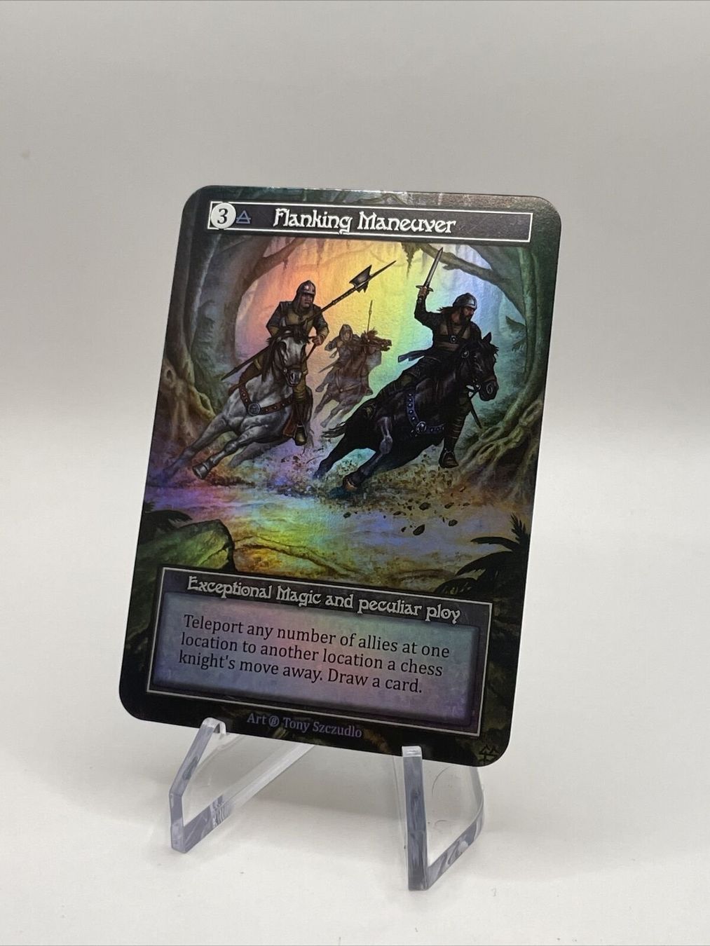 Carte collezionabili: Flanking Maneuver - Beta - Foil - Sorcery Contested Realm – Nuovo (secondo la descrizione) da Wangen ZH venduto da Seppertoni