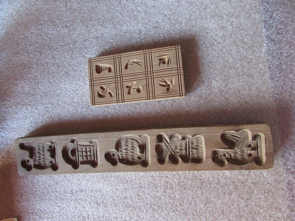 Moule à Biscuits En Bois Chat Endormi 3D - Gaufrage Motif Relief, Pour Noël Et Pâtisserie Maison