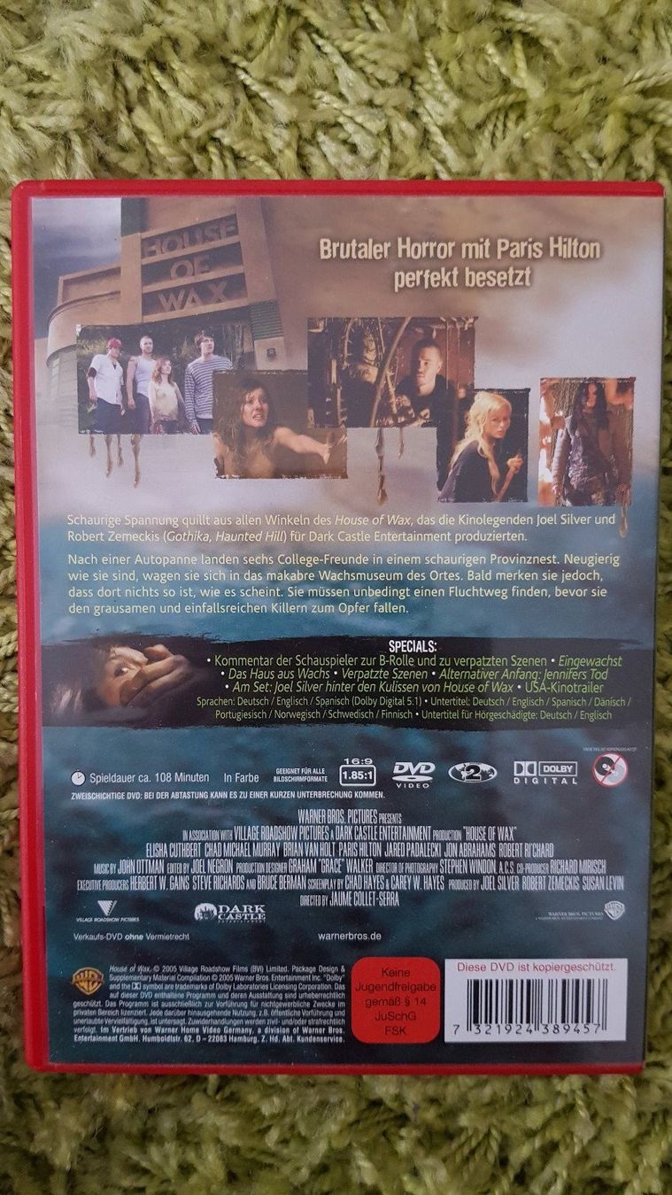 Tutti i DVDs: House of Wax – Usato da Dornach venduto da Letizia1987 1