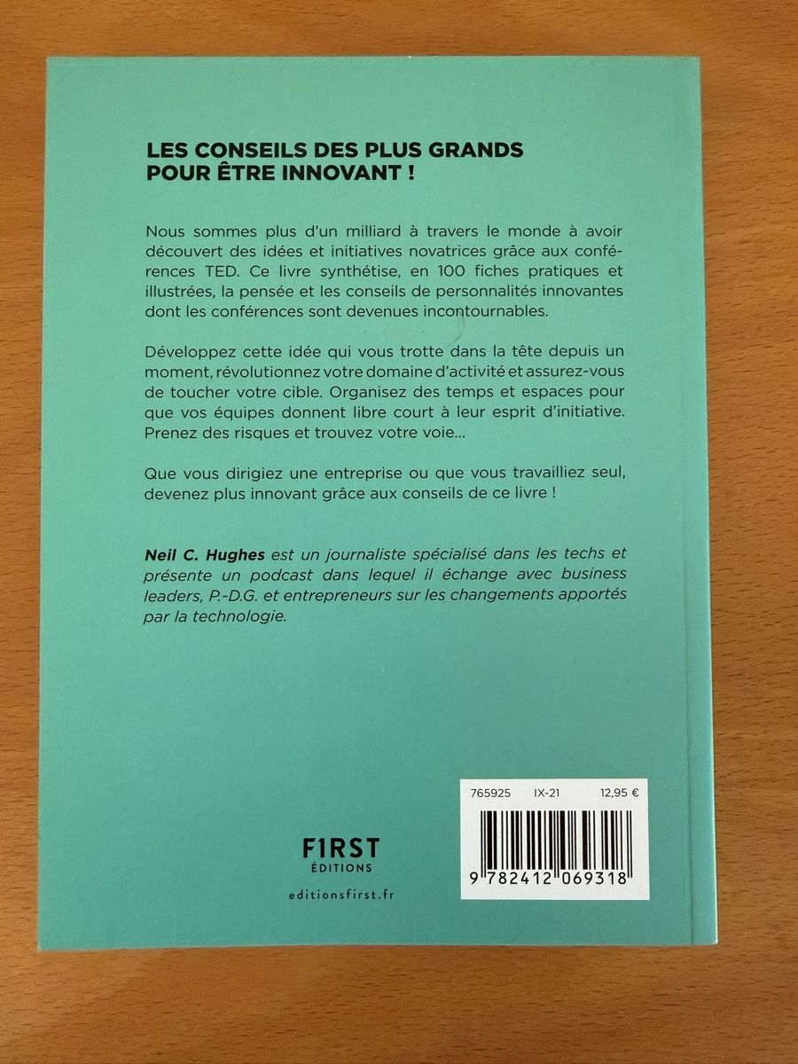 Bücher: Innovation - le meilleur des TED Talks – Neu und originalverpackt aus Poliez-le-Grand von Seb_Evo 1