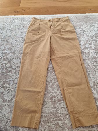 Massimo Dutti Chino Hose beige Gr. 38 Damen