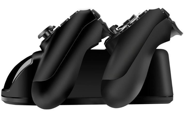 Adattatori & Cavi: PS4  Slim Pro Dual USB-Ladegerät – Nuovo e nell'imballaggio originale da Unterägeri venduto da RmOnline 4
