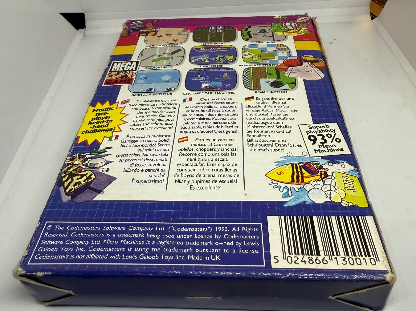 Nintendo Giochi: Micro Machines NES OVP Nintendo – Usato da Dietlikon venduto da NESFEVER 1