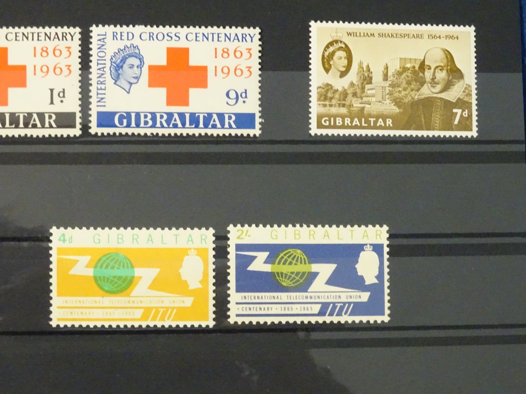 Tutti i francobolli: GIBRALTAR postfrische Briefmarken 1963-1965 – Nuovo (secondo la descrizione) da Schliern b. Köniz venduto da Djbubu 2