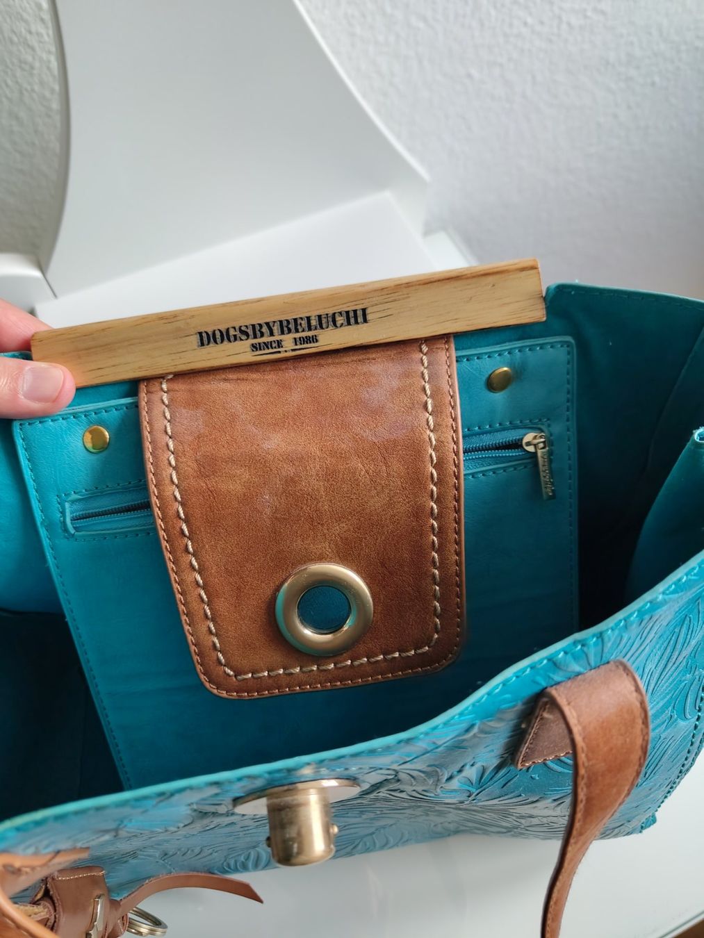 Borse da donna: Schicke Tasche in türkis – Usato da Basel venduto da ste_g9bv 3