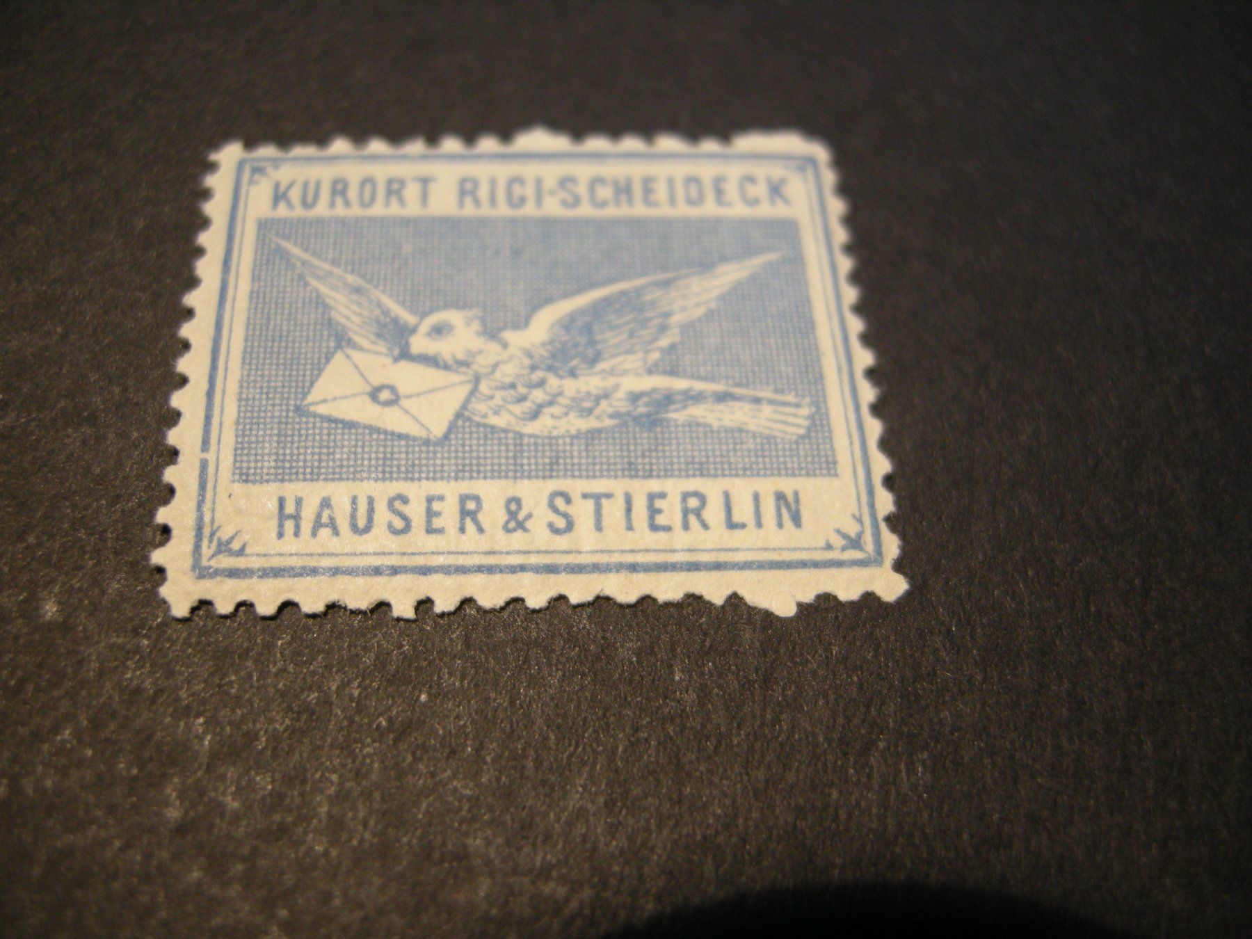 Tutti i francobolli: 1880, HOTELPOST, RIGI-SCHEIDECK POSTAMT, xIx blau POSTFRISCH – Usato da Eschenbach SG venduto da eDaisy