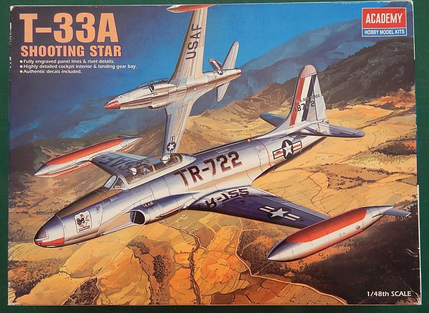 Academy Kit di modellismo & Modellini statici: T-33 Shooting Star – Nuovo e nell'imballaggio originale da Neuchâtel venduto da PAB2000
