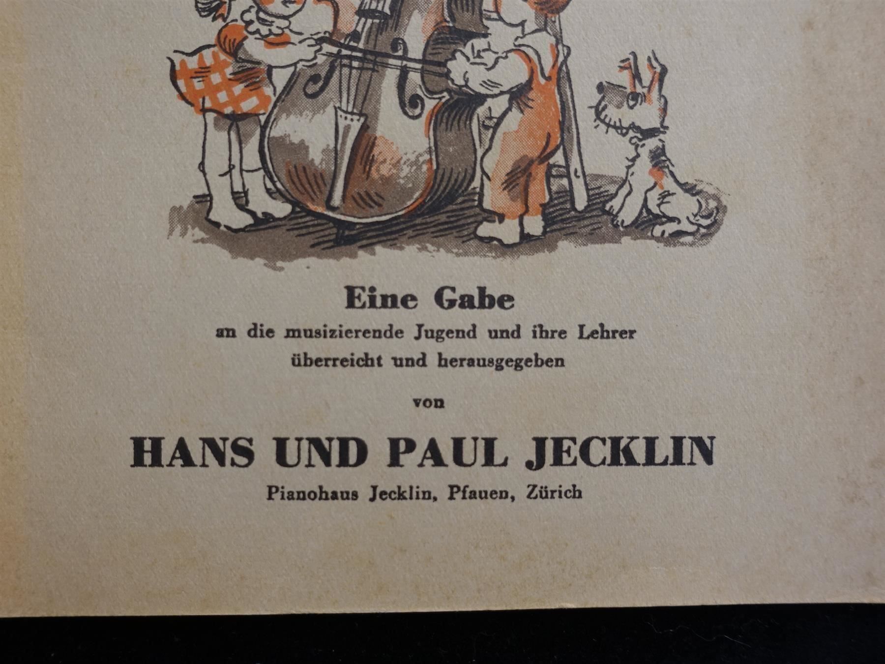Libri: Musica Heft 1 - Jecklin – Usato da Gutenswil venduto da Optico 1