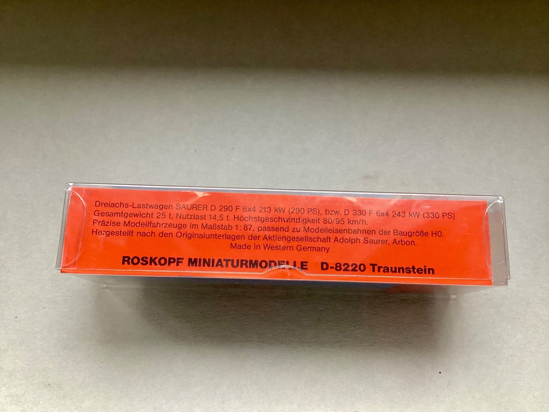 Roskopf Kit di modellismo & Modellini statici: Roskopf 407, Saurer D290/330. – Nuovo (secondo la descrizione) da Vacallo venduto da G1965 3