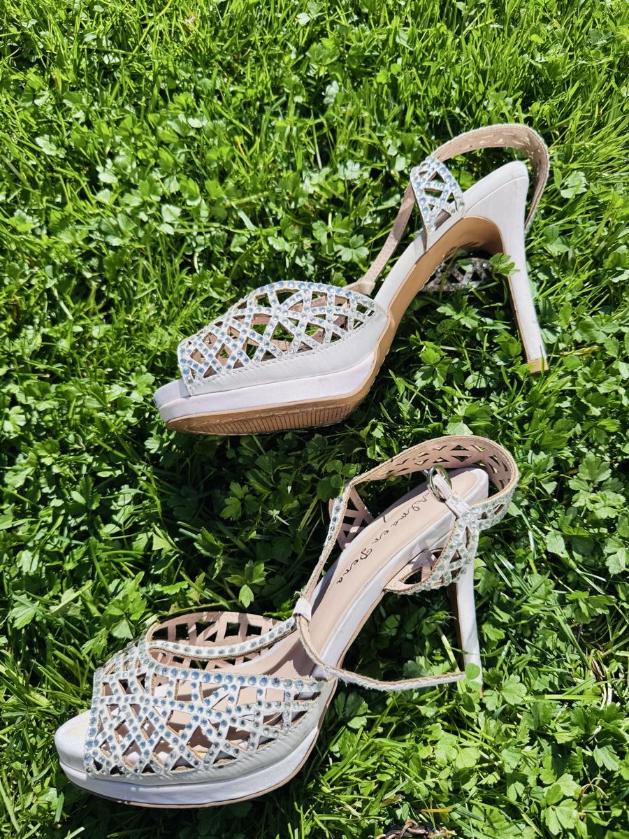 Scarpe da donna: Sommer Sandaletten mit Absatz, Grösse 37 – Usato da Muotathal venduto da mianyc 2