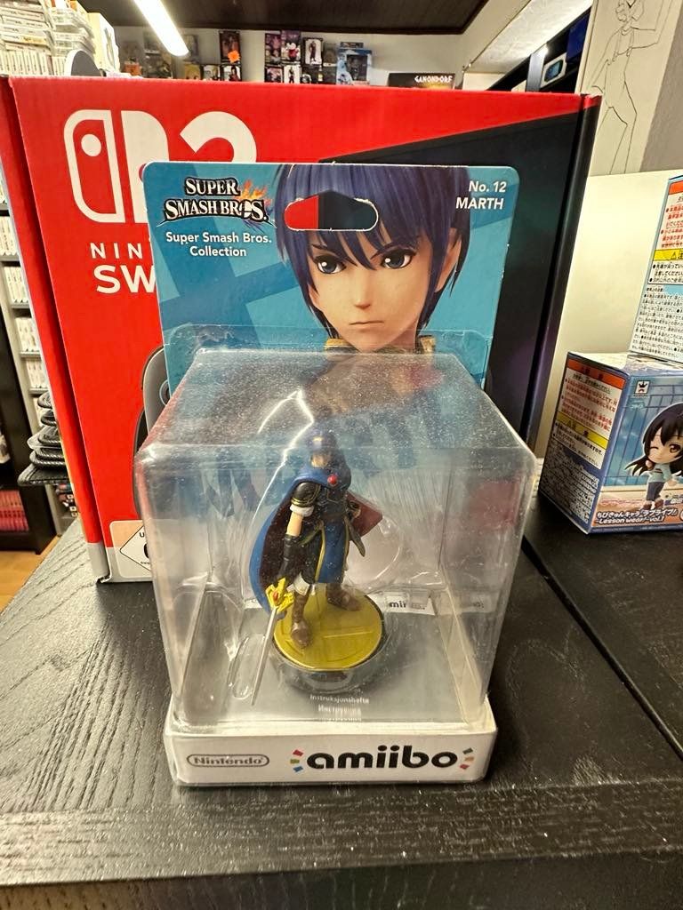 Nintendo Giochi: Nintendo Amiibo Marth Super Smash Bros – Nuovo e nell'imballaggio originale da Giubiasco venduto da Ticinerd