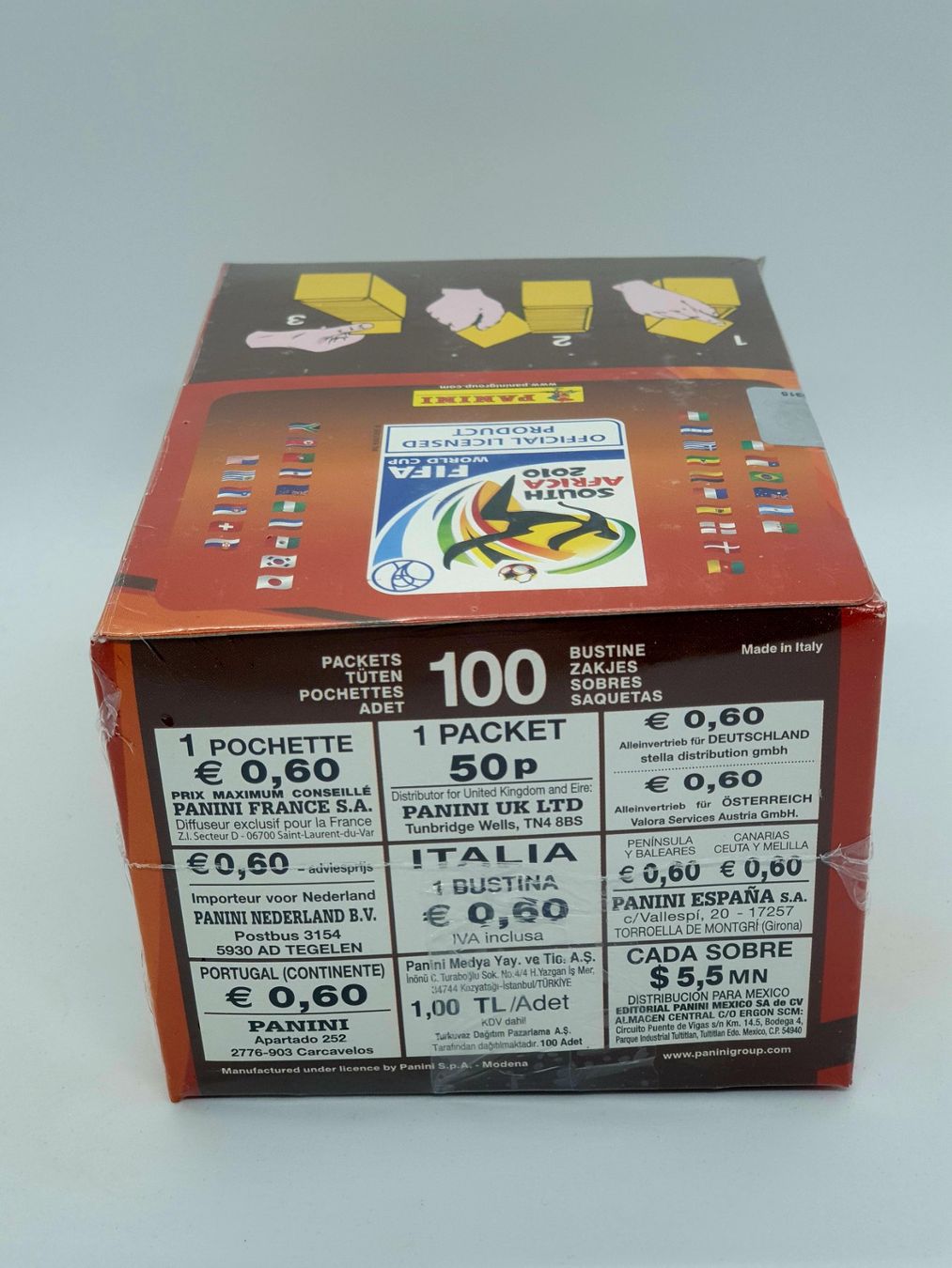 Panini Sammelbilder & Trading cards: PANINI WM 2010 DISPLAY 500 STICKER **NEU** – Neu (gemäss Beschreibung) aus St. Gallen von CaliSunshine 2