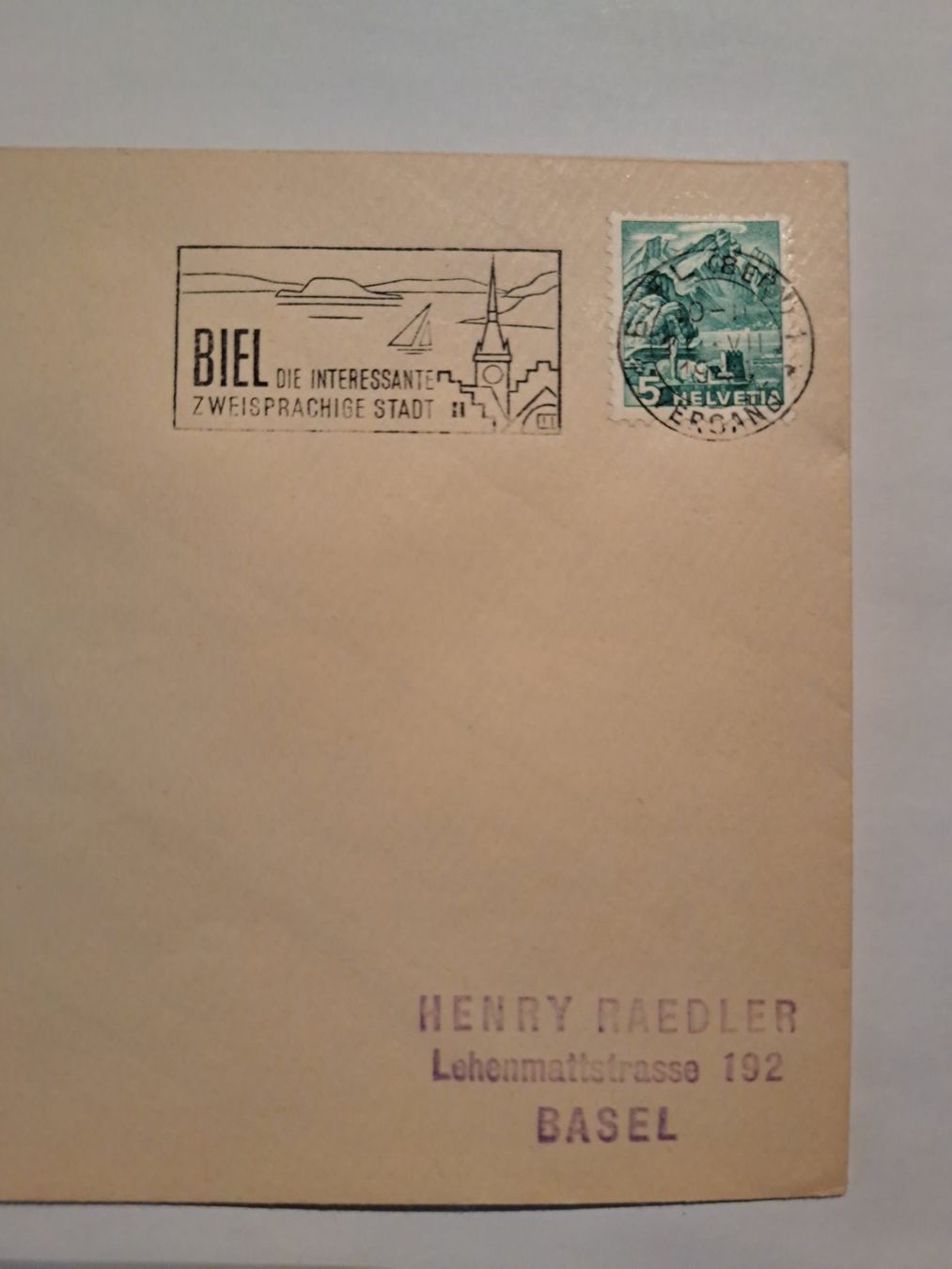 Tutti i francobolli: 6 enveloppes timbrées 1944 – Usato da Pailly venduto da jme99 2