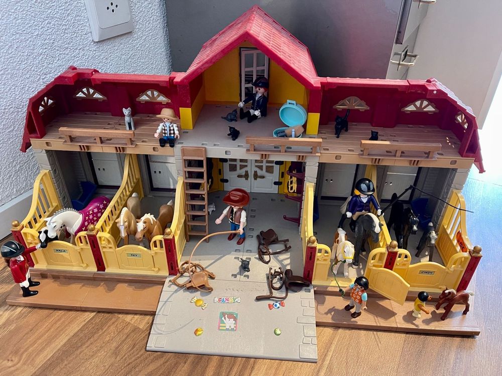 Playmobil: Reiterhof gross mit Zubehör | Kaufen auf Ricardo
