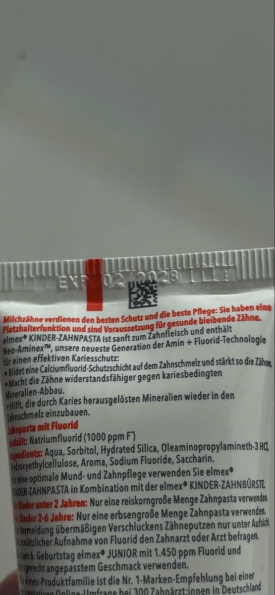 Elmex Cura dei denti: Elmex Kinder Zahnpaste 2-6 Jahre – Nuovo e nell'imballaggio originale da Roggwil BE venduto da 2eyes4kids 3