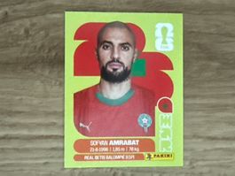 Panini FIFA World Cup 2026 Sticker Sofyan Amrabat MAR 10