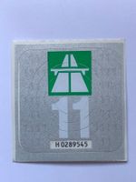 Autobahnvignette 2011