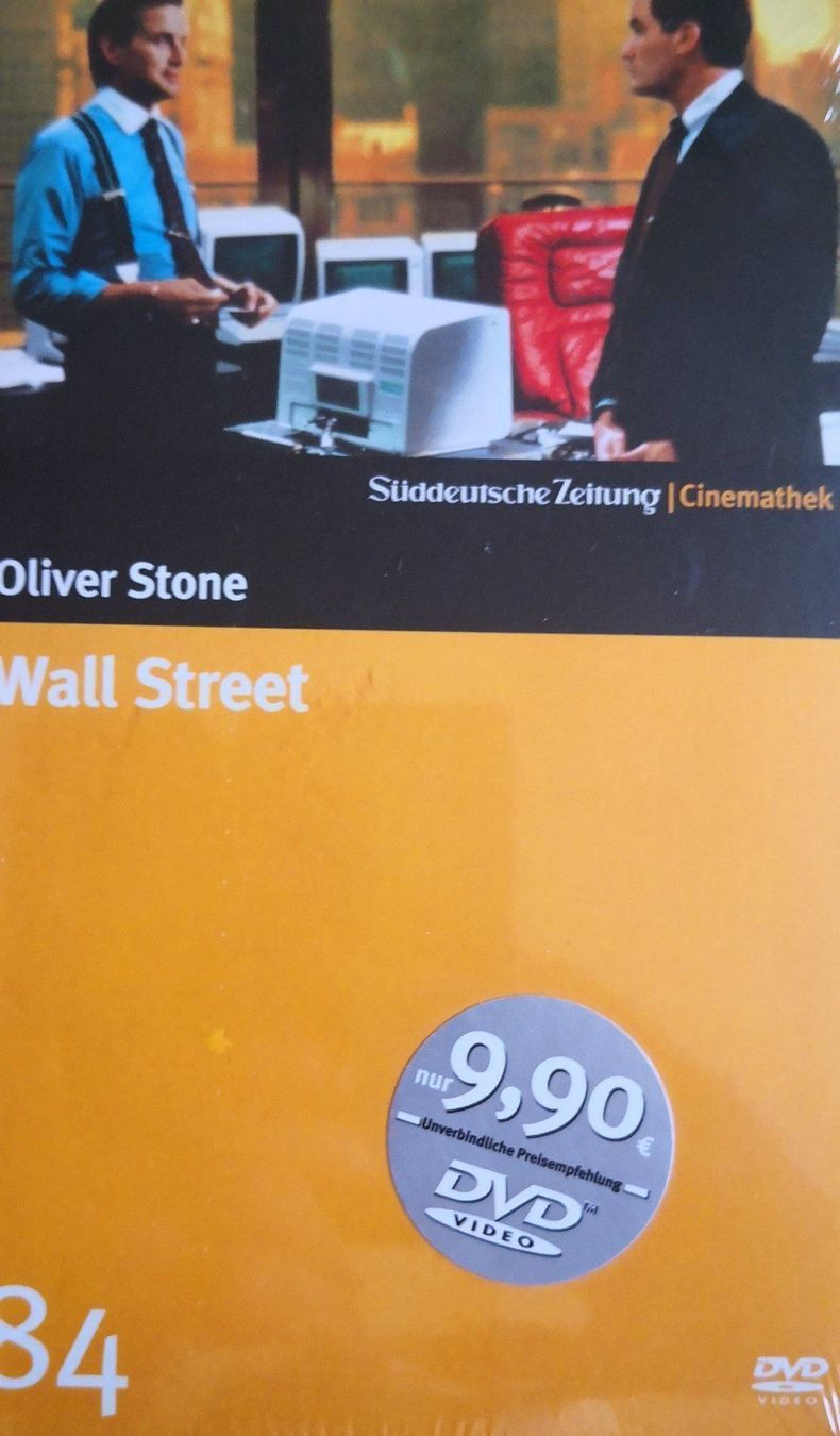 Tutti i DVDs: WALL STREET - OLIVER STONE - OVP - DVD – Usato da Greifensee venduto da scharmant