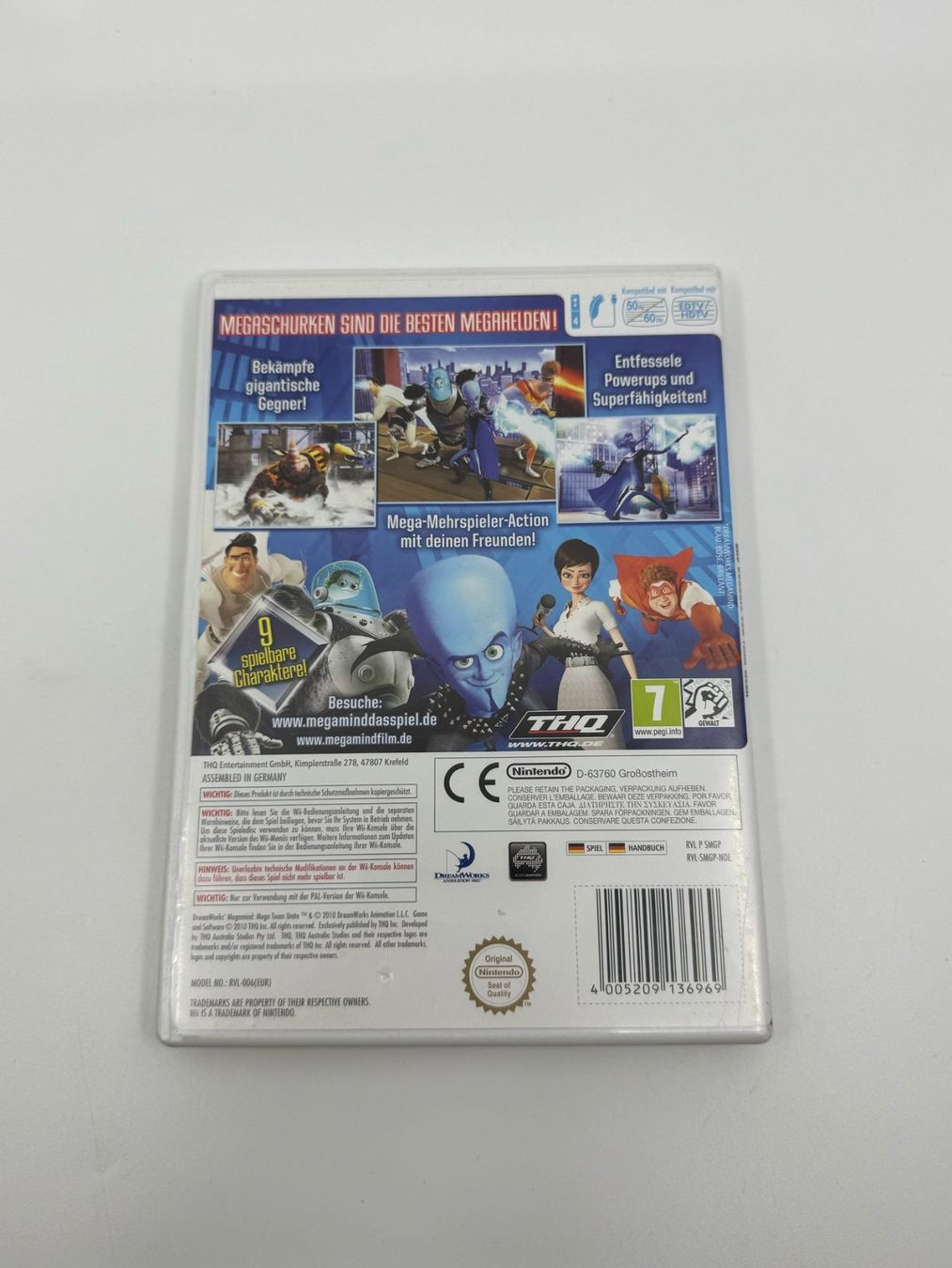 Giochi: Megamind - Das Bündnis von Team Mega (Wii) – Usato da Herisau venduto da Seyashop1 2