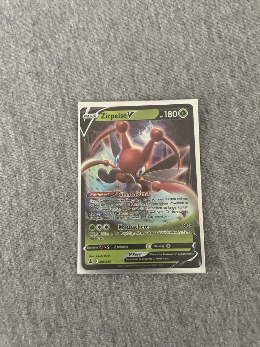 Pokémon Sammelbilder & Trading cards: Zirpeise V Kampfstile – Neu (gemäss Beschreibung) aus Flawil von Duft-Alchemist