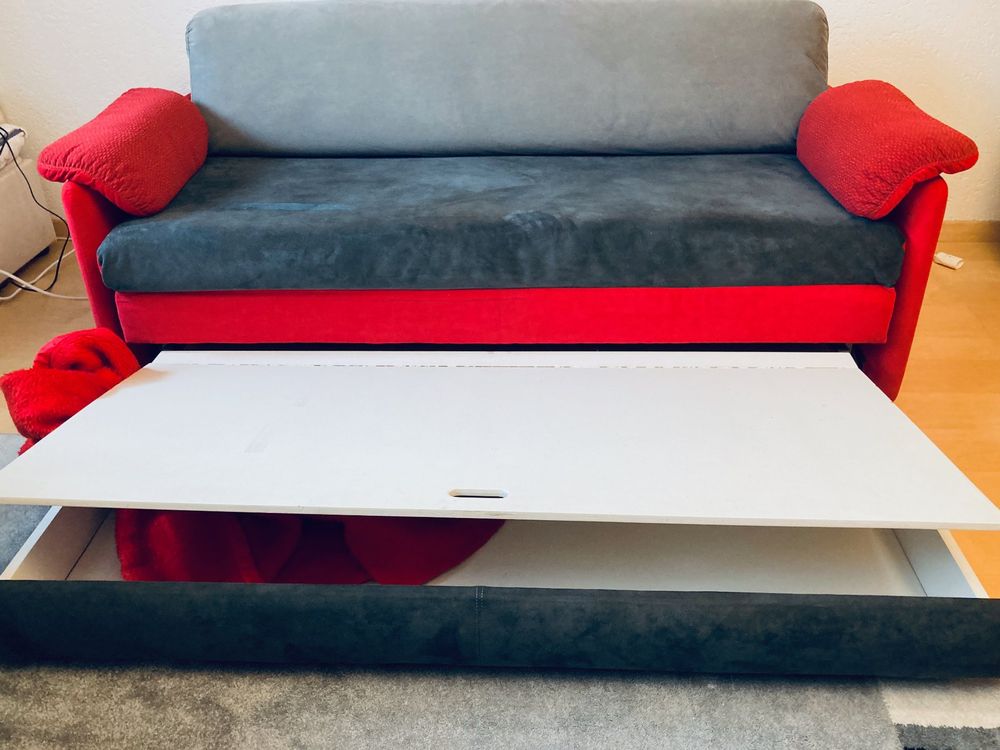 Roomark Convertible Sofabett 2-Sitzer - Leinen Schlafsofa Für Kleine Räume