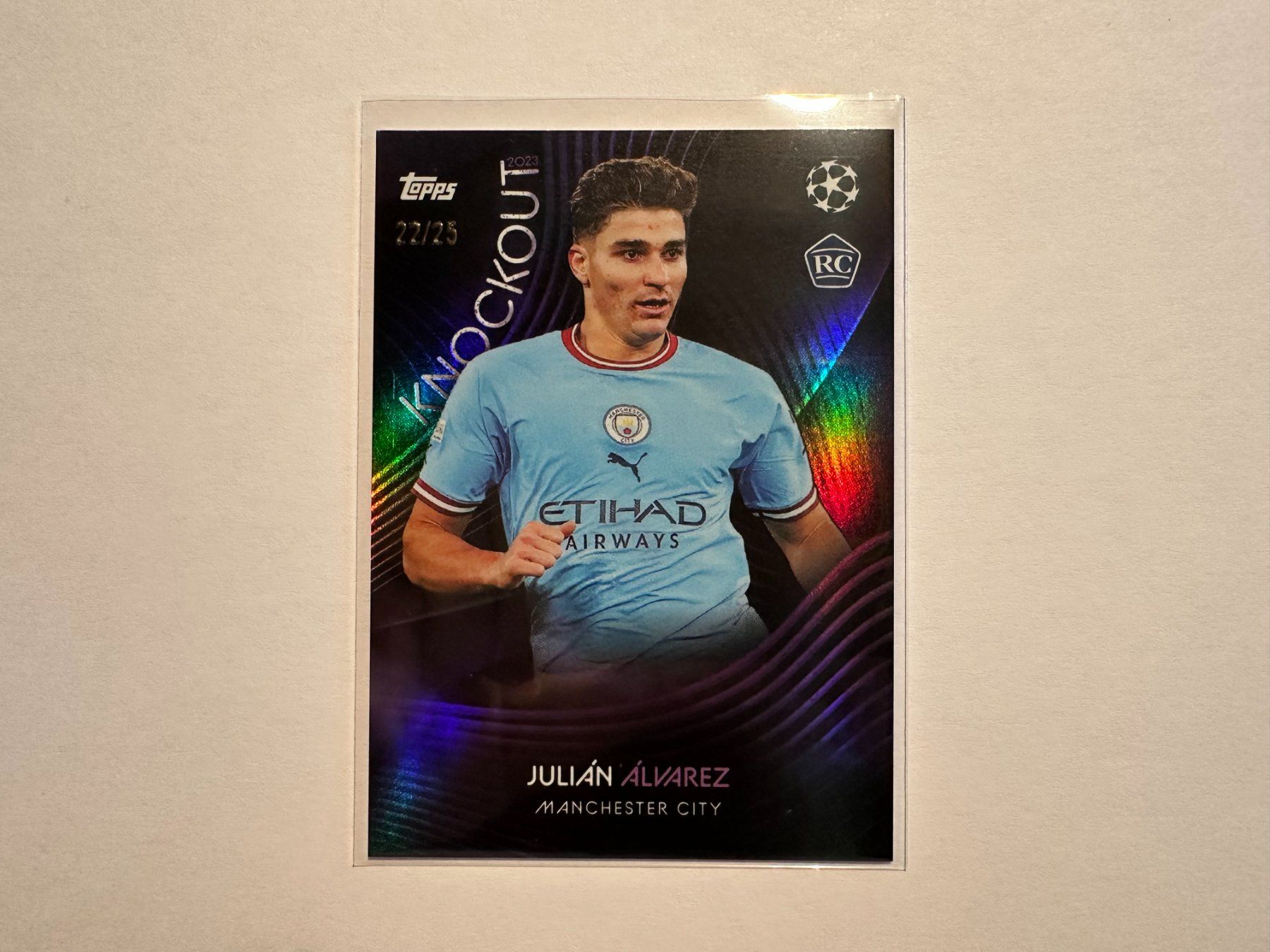 Topps Sammelbilder & Trading cards: Julian Alvarez RC 2023 Topps Knockout 22/25 – Gebraucht aus Hagendorn von Pokecollectorch