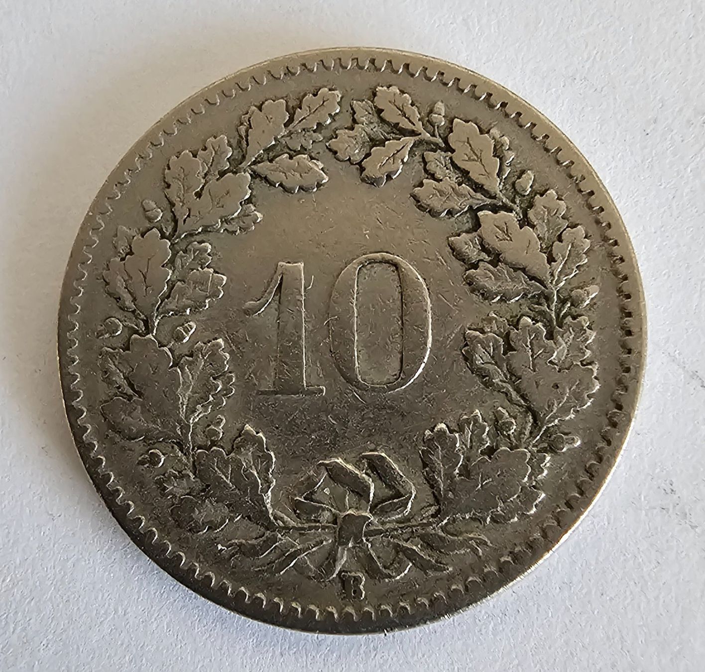 Tutti le monete: 1 Pièce 10 CTS 1907 – Usato da Cortaillod venduto da Titus130 1