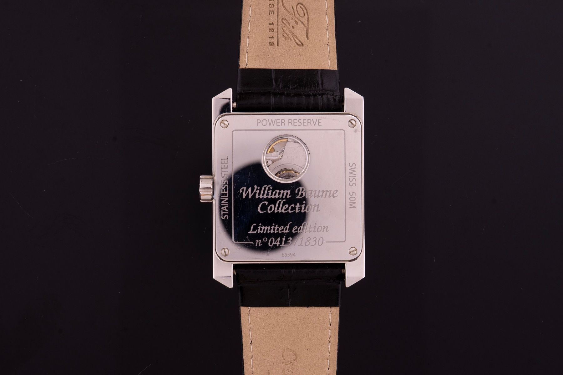 Baume & Mercier Orologi: Baume Mercier Hampton Classic Square, William Baume Coll – Usato da Bülach venduto da M.RothUhrenatelier 7