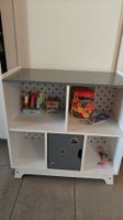 Kinderregal weiss grau mit Fächern guter Zustand