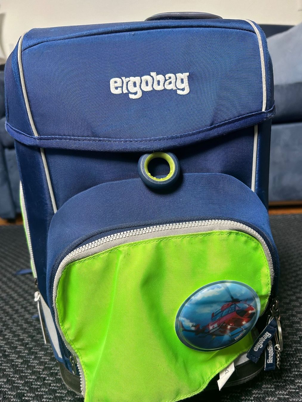 Ergobag Borse & Zaini: Ergobag Schulrucksack dunkelblau – Usato da Spiez venduto da helene13