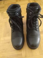 Schwarze Boots, Tom Tailor, Grösse 40