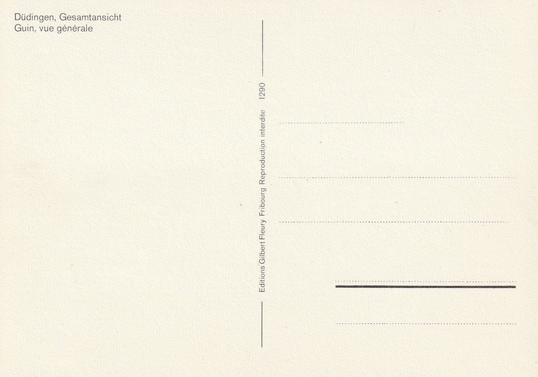 Cartoline postali: AK Düdingen - nicht gelaufen – Usato da Fribourg venduto da schnalla92 1