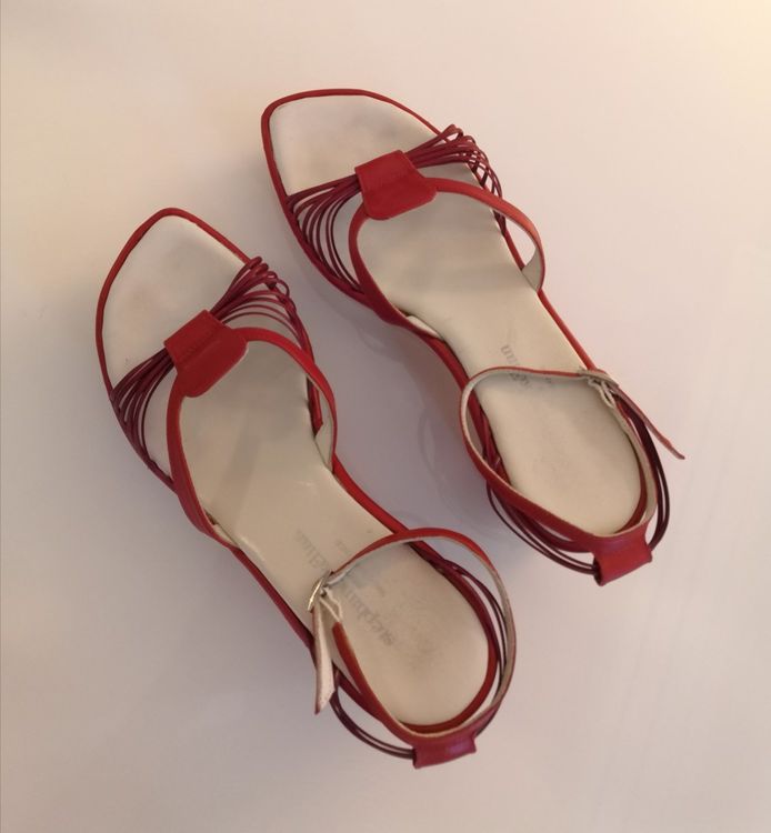 Sandales Compensées à Plateau Stephane Kélian - Cuir Daim Beige Nude - Taille 39 - Neuf Sans Emballage (prix Origine 290€)
